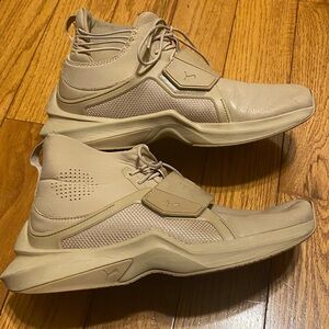 Puma x Fenty Rihanna‎ Women's Trainer Hi 'Sesame' Tan Leather Size 8.5